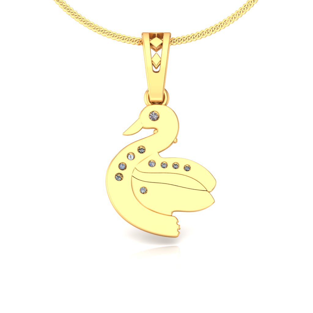 Royal Swan Sparkle Pendant
