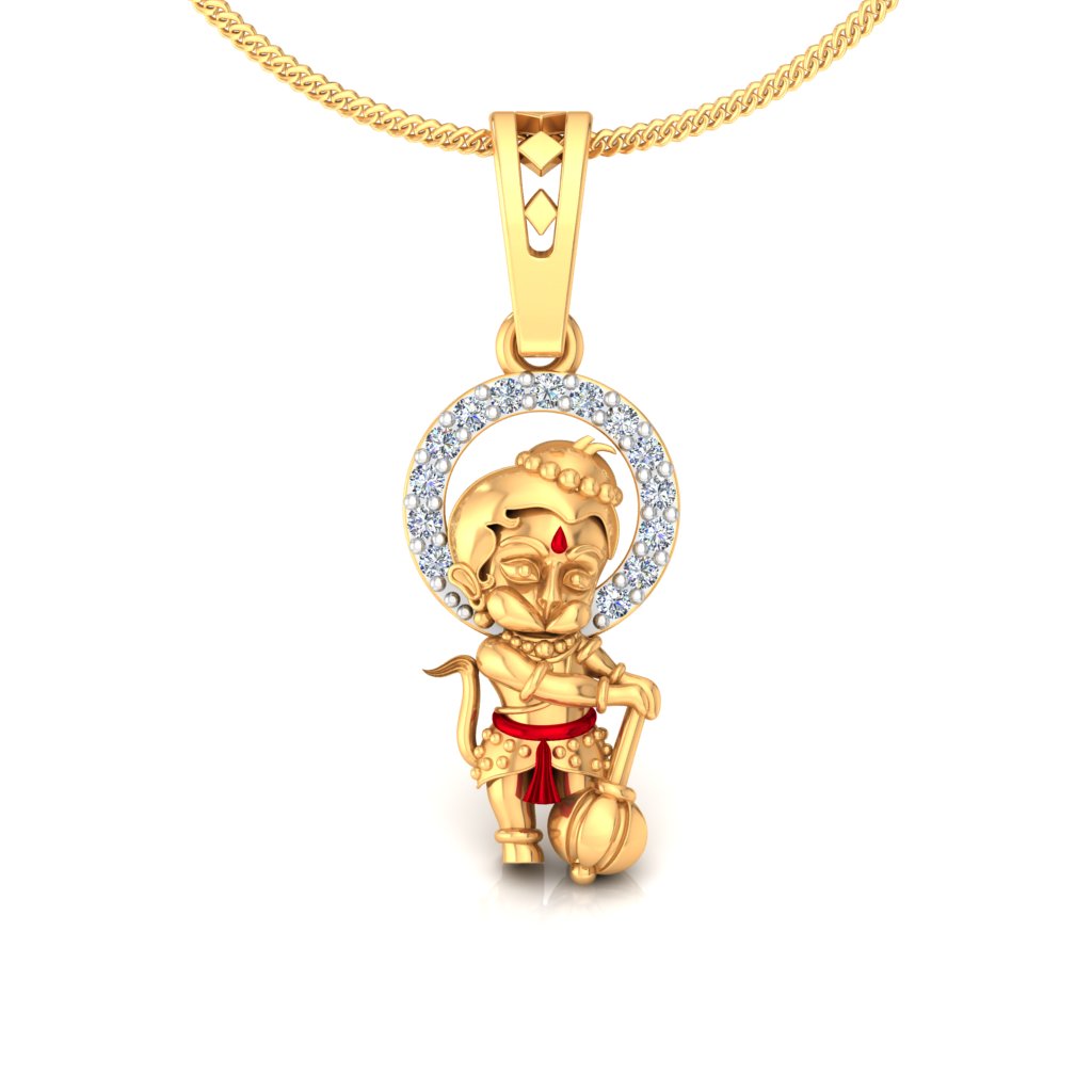 Bal Hanuman Divine Pendant