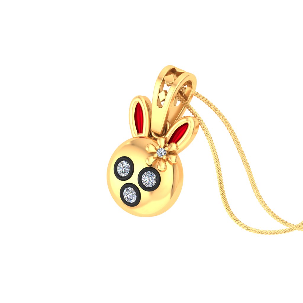 Bunny Blossom Pendant