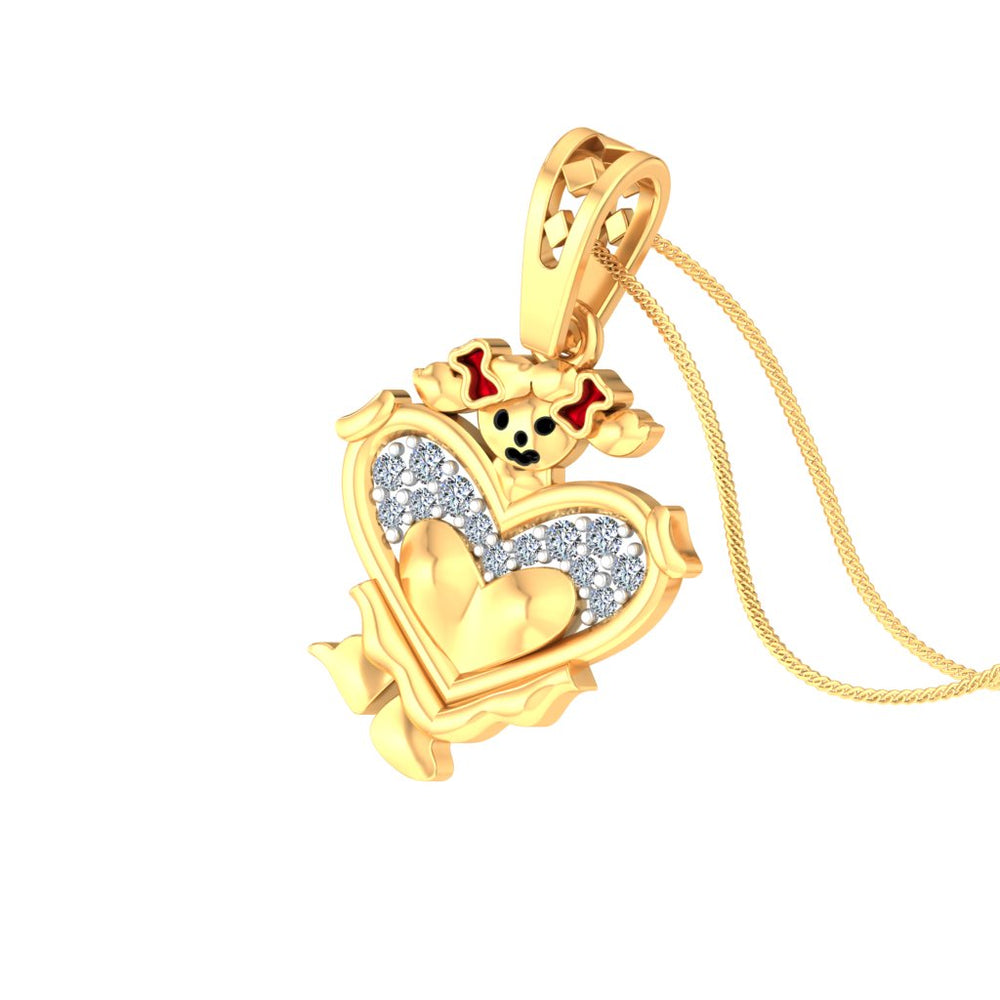 Puppy Love Heart Pendant