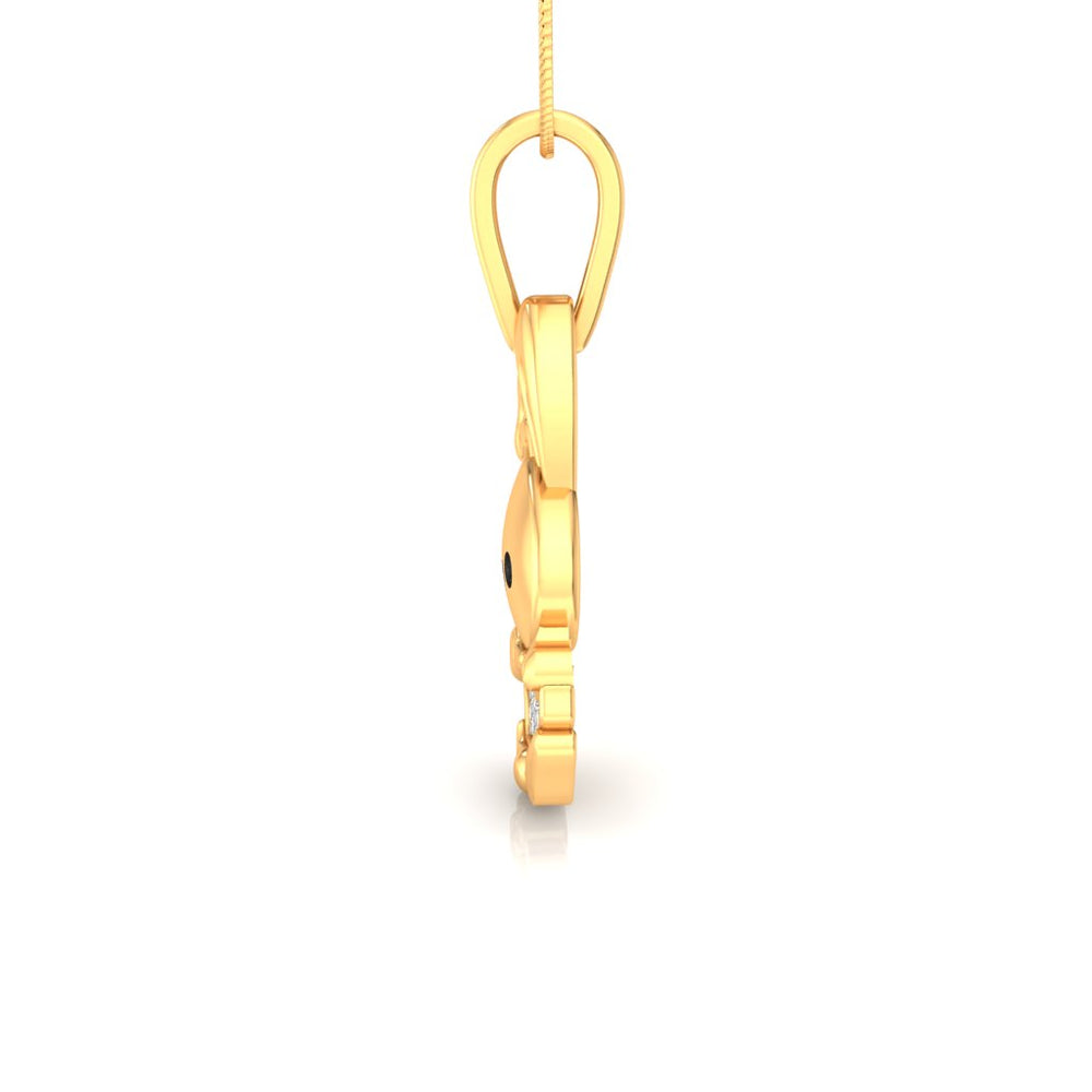 Tiny Bunny Sparkle Pendant