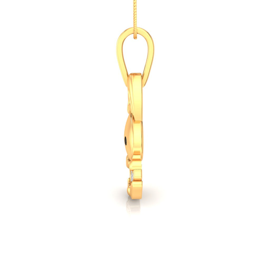 Tiny Bunny Sparkle Pendant
