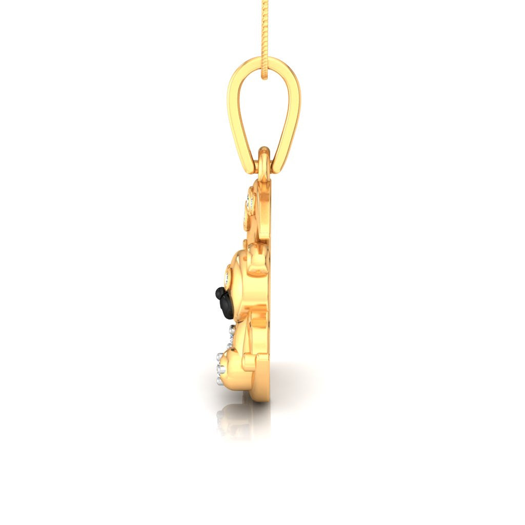 Moonlit Teddy Pendant