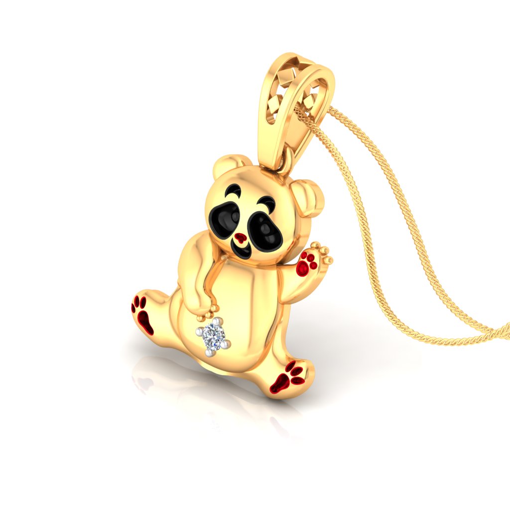Playful Panda Pendant