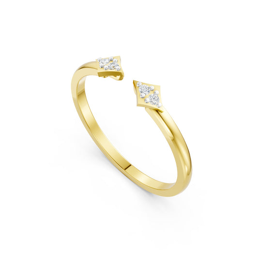 Twin Spark Harmony Ring