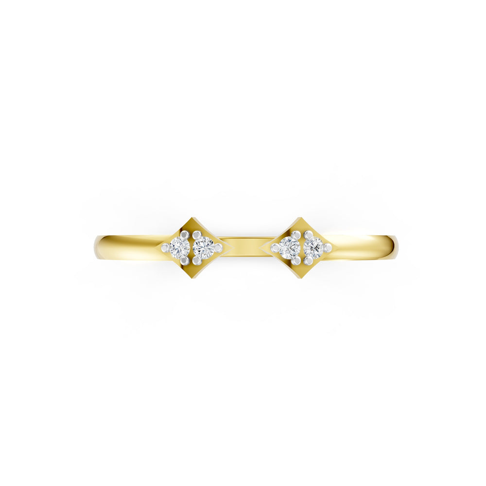 Twin Spark Harmony Ring