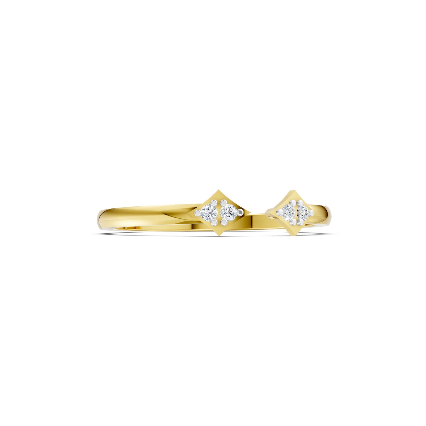 Twin Spark Harmony Ring