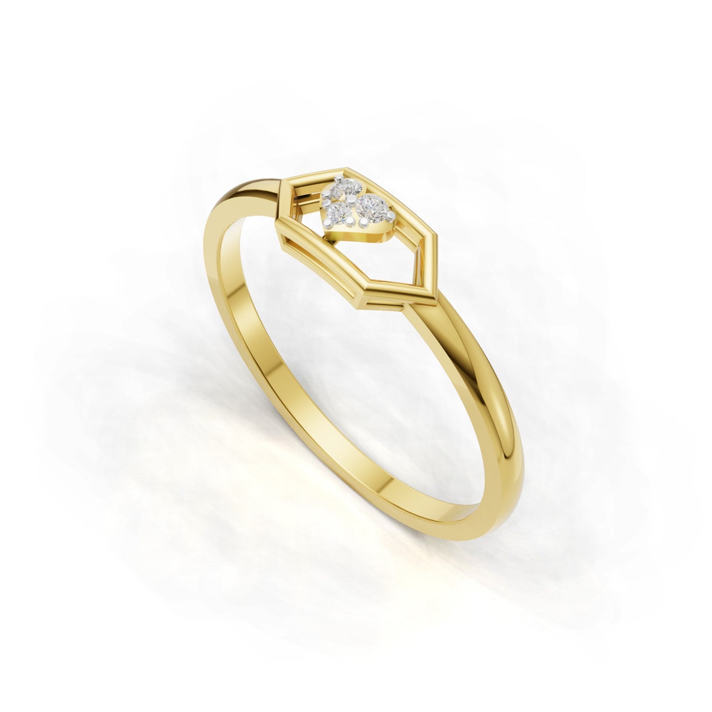 Hexa Bloom Diamond Ring
