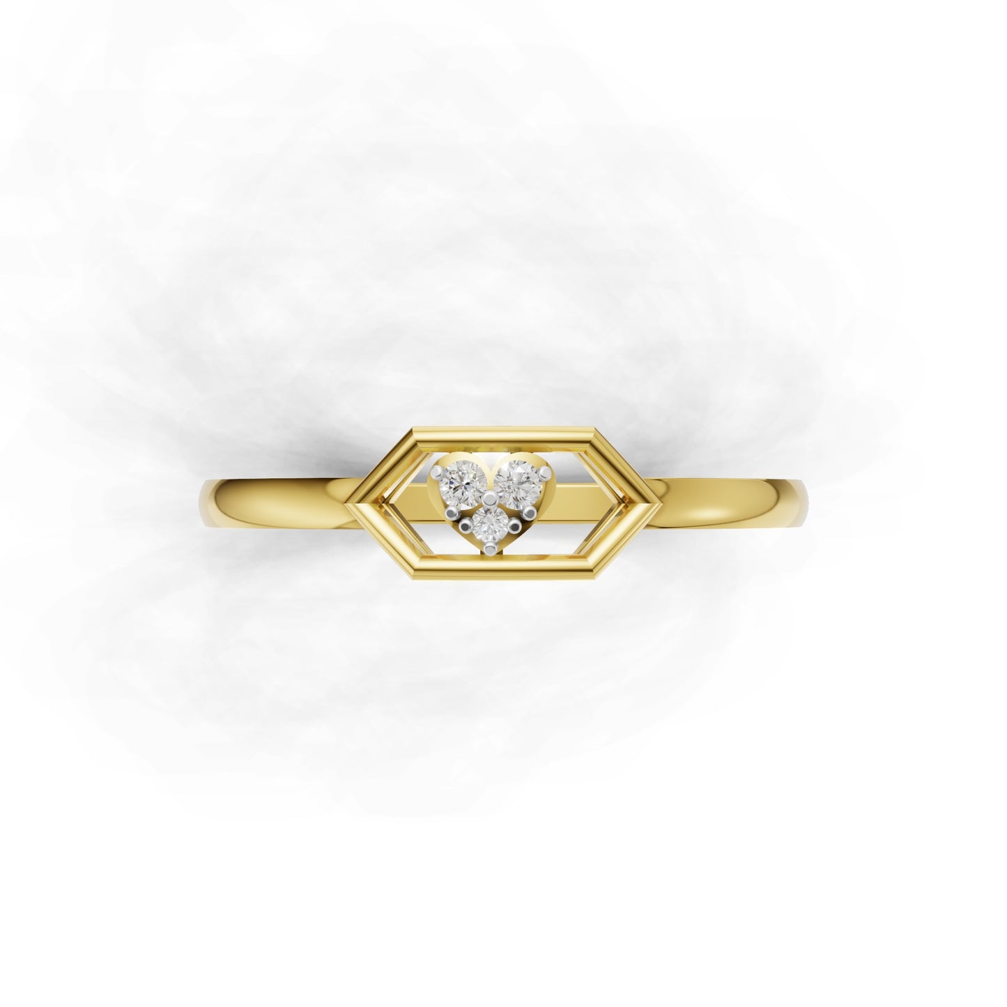 Hexa Bloom Diamond Ring