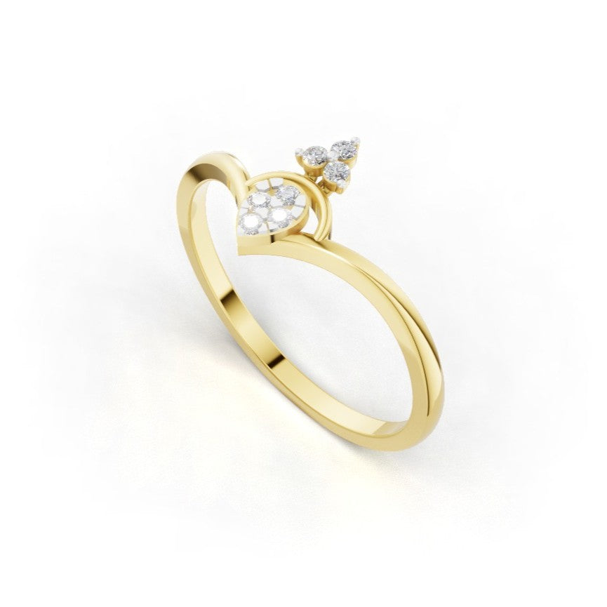 Blooming Dew Diamond Ring