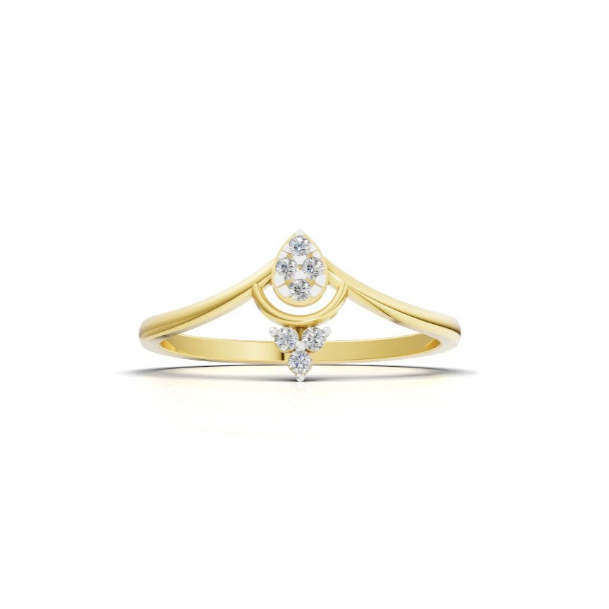 Blooming Dew Diamond Ring