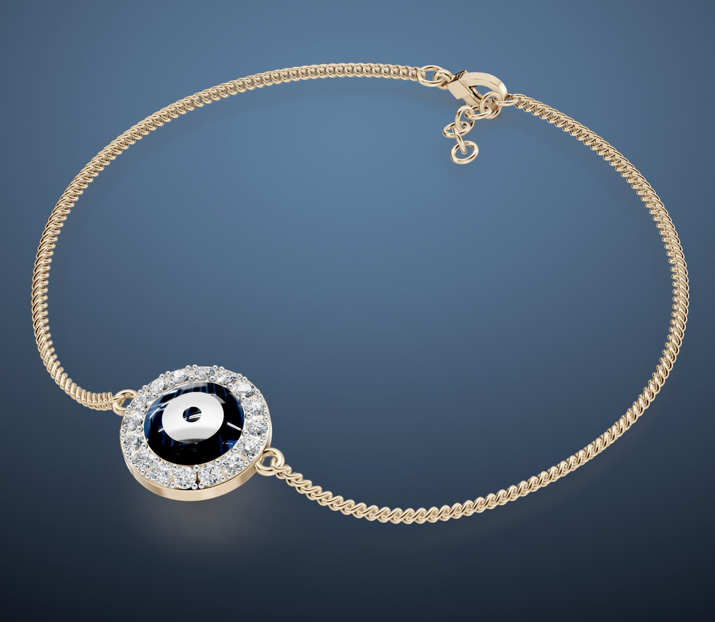 Evil Eye Halo Bracelet