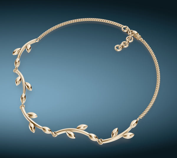 Golden Olive Vine Bracelet