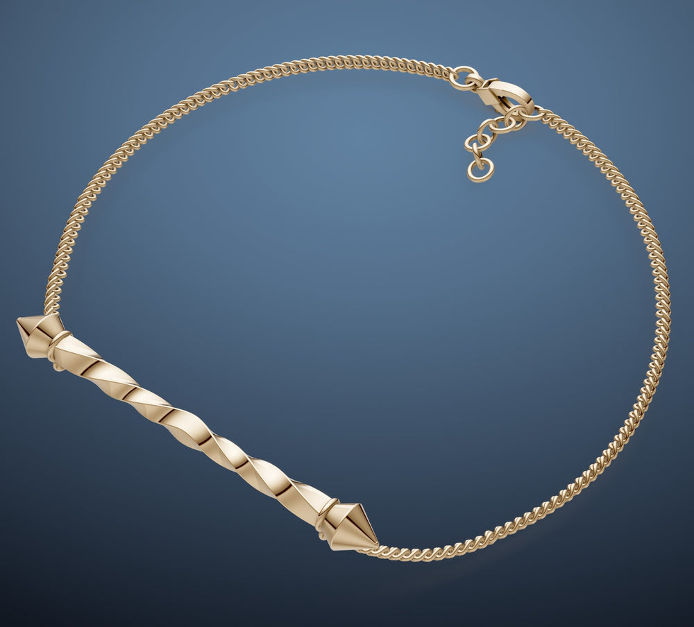 Twisted Infinity Bar Bracelet