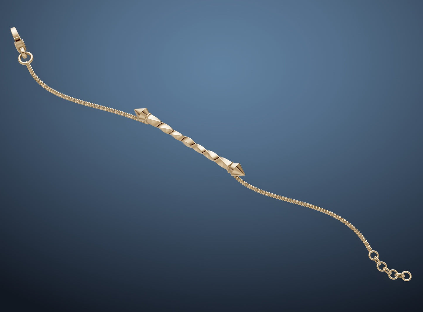 Twisted Infinity Bar Bracelet