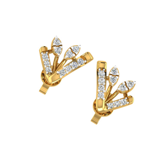 Velvet V Diamond Earrings