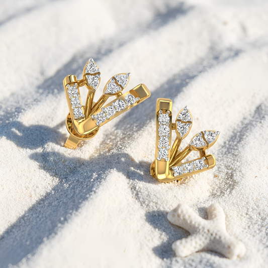 Velvet V Diamond Earrings