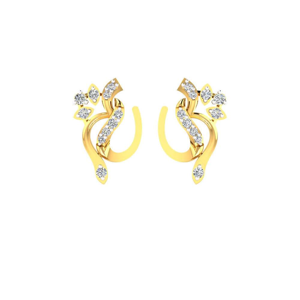 Twinkle Bloom Diamond Earrings