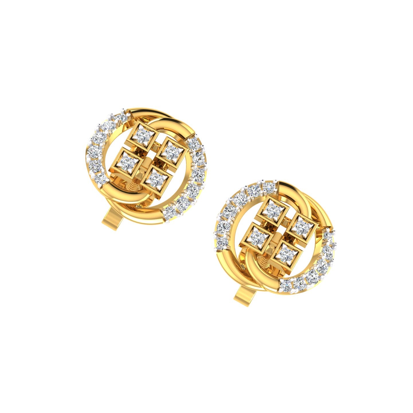 Regal Orbit Diamond Ear Tops