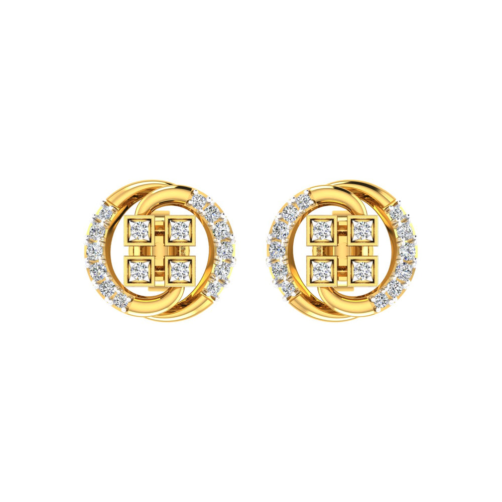 Regal Orbit Diamond Ear Tops