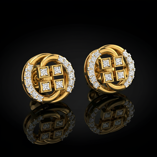 Regal Orbit Diamond Ear Tops