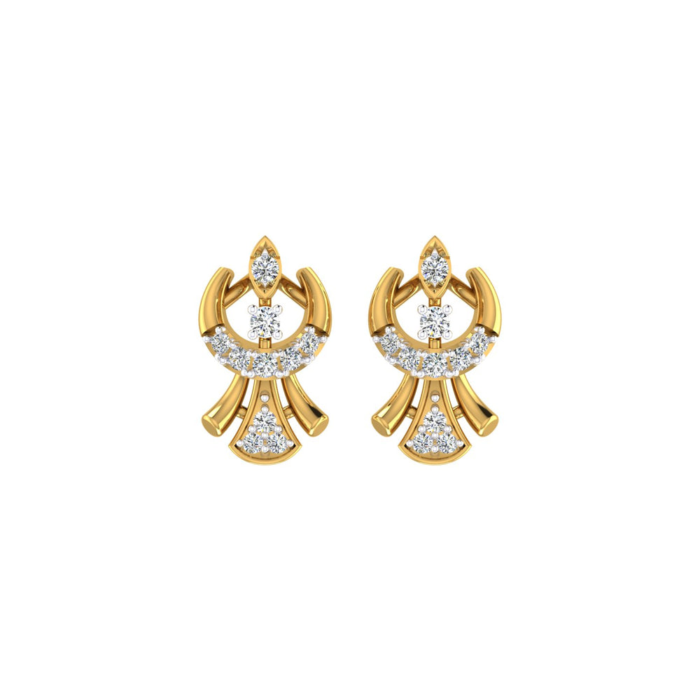 Royal Bloom Diamond Earrings