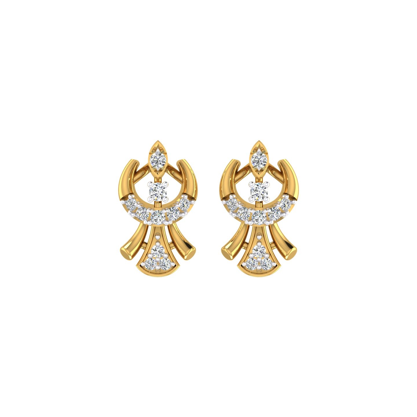 Royal Bloom Diamond Earrings