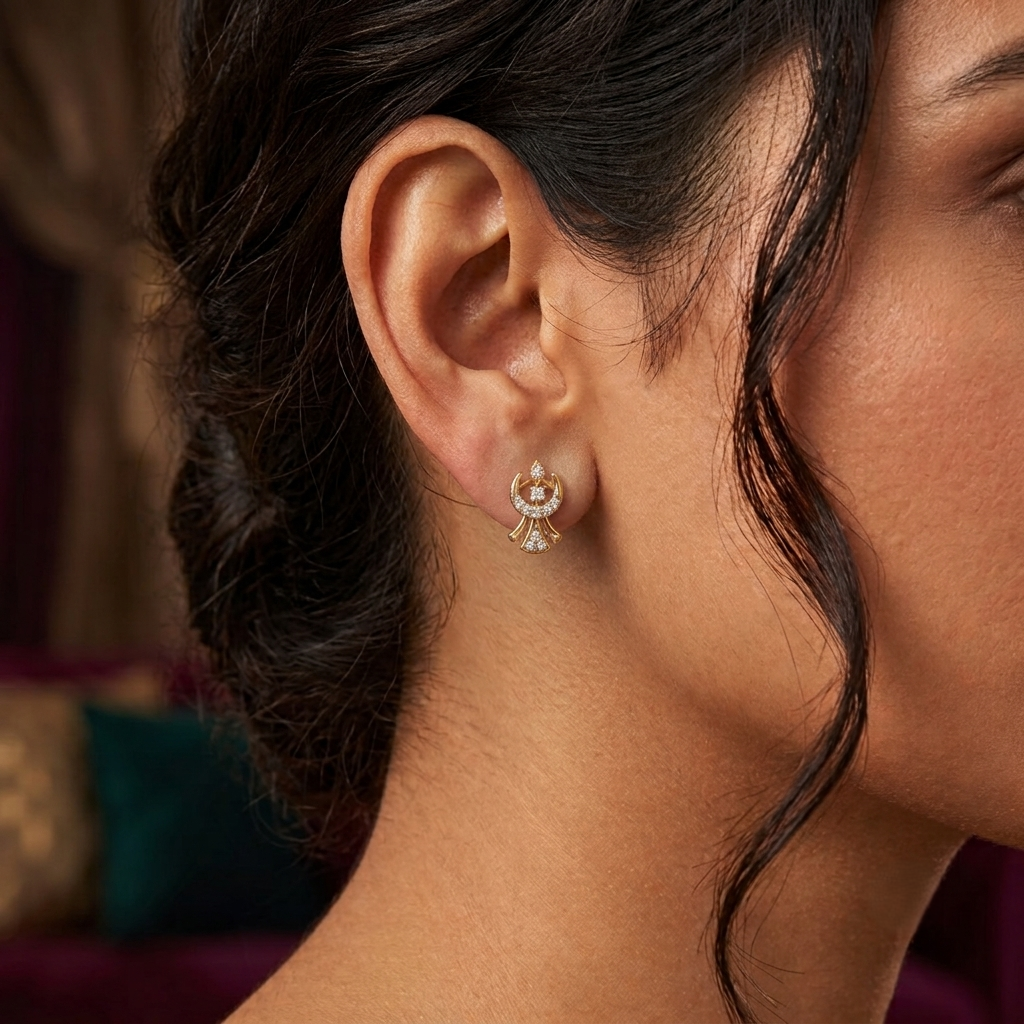 Royal Bloom Diamond Earrings