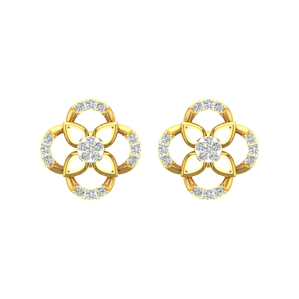 Blossom Luxe Diamond Ear Tops