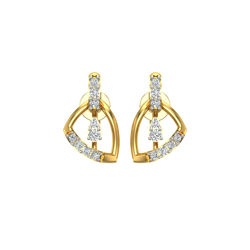 Aurora Teardrop Diamond Earrings