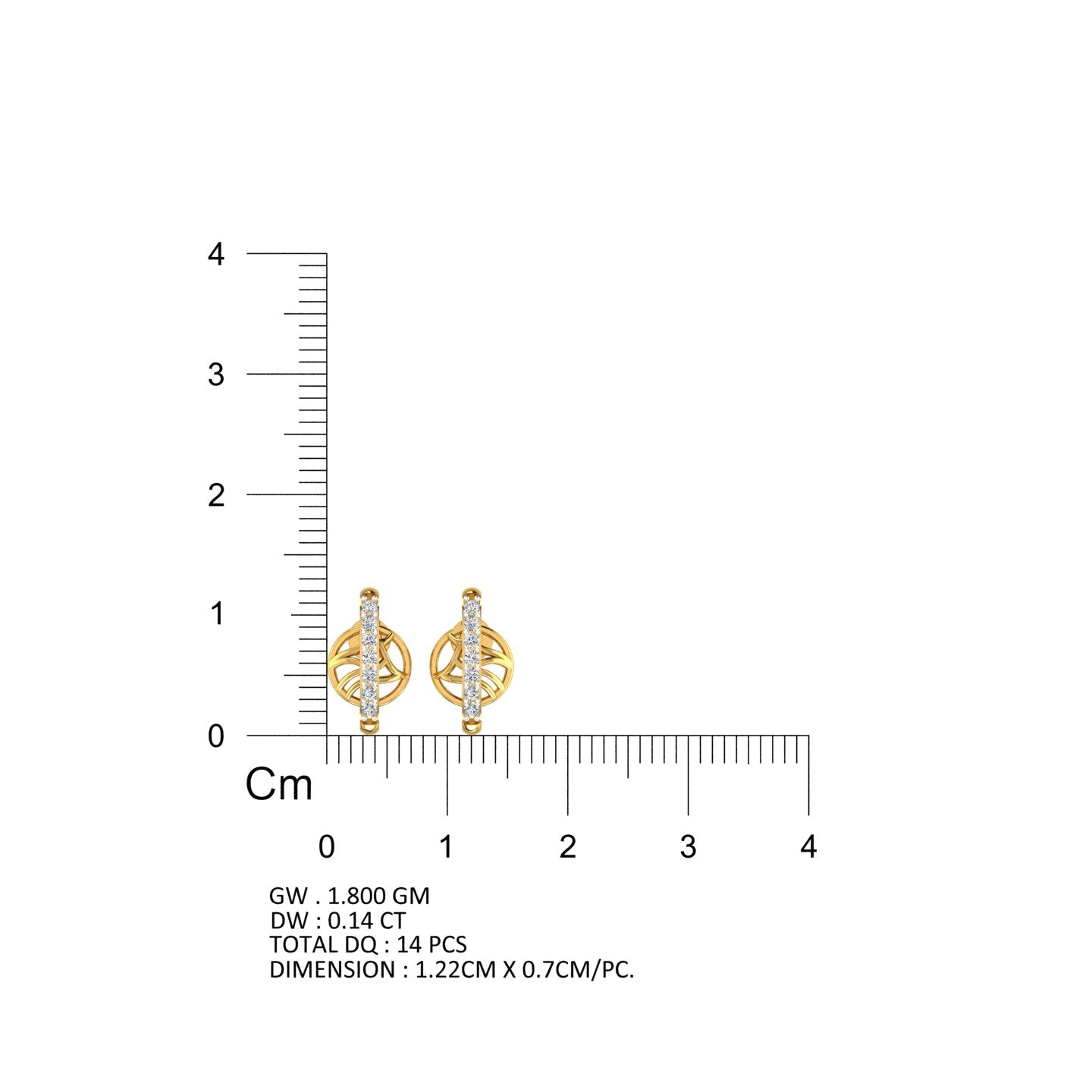Luxe Orbit Diamond Earrings