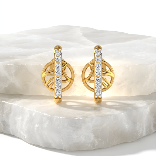 Luxe Orbit Diamond Earrings