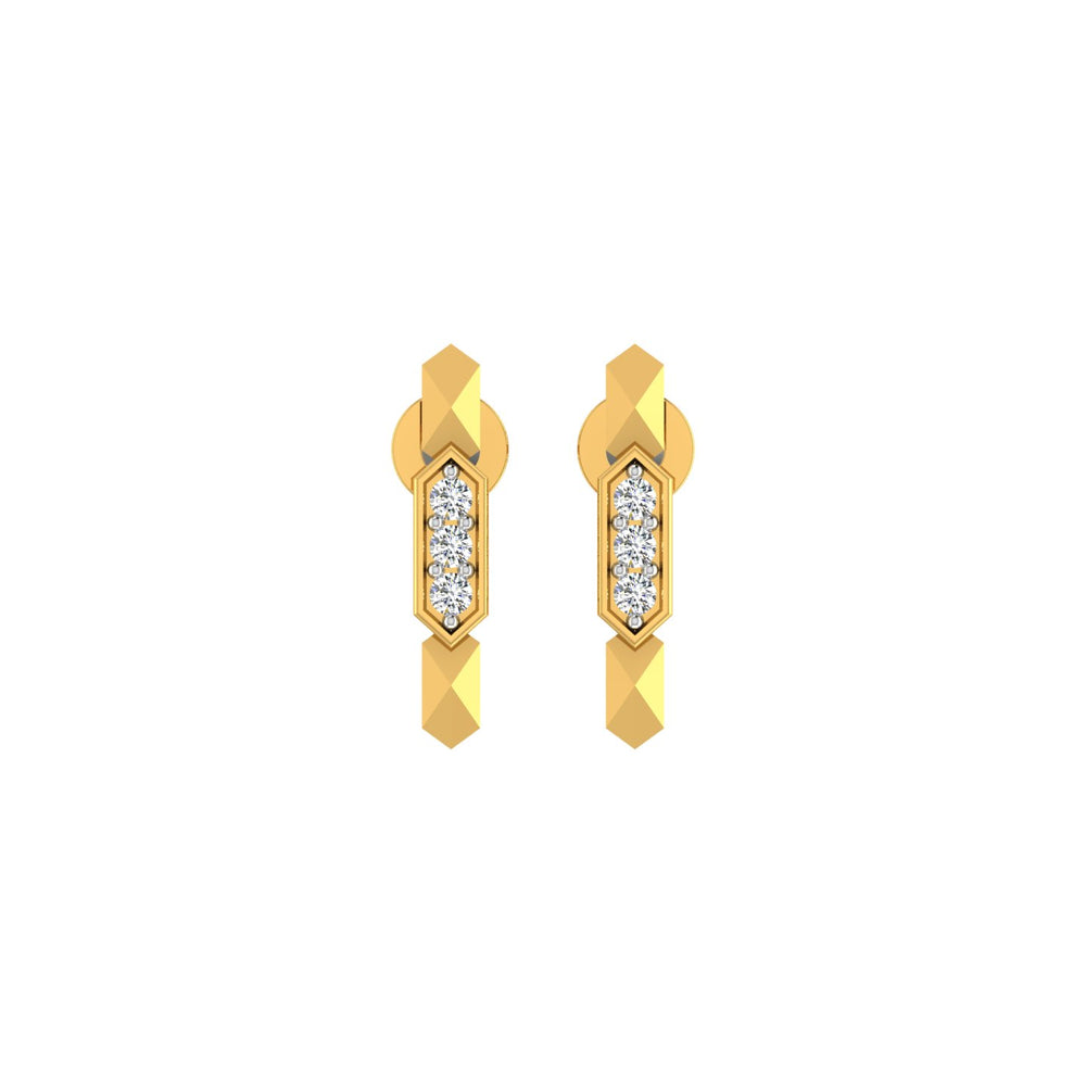 Urban Prism Diamond Ear Tops