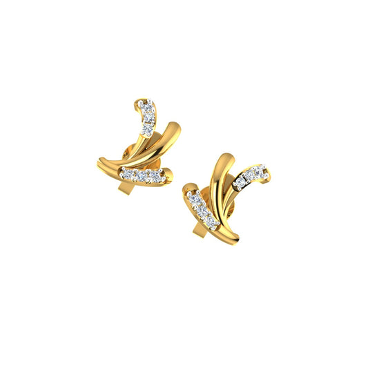 Celestia Flow Diamond Ear Tops