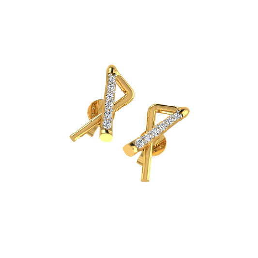 Infinity Prism Diamond Ear Tops