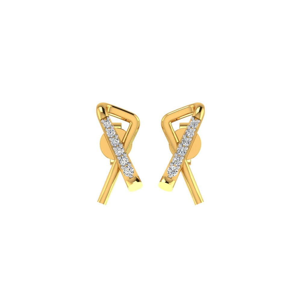 Infinity Prism Diamond Ear Tops