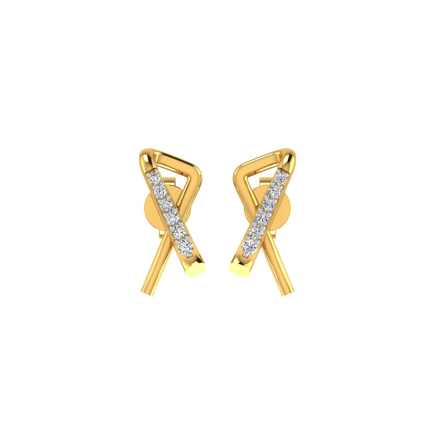 Infinity Prism Diamond Ear Tops