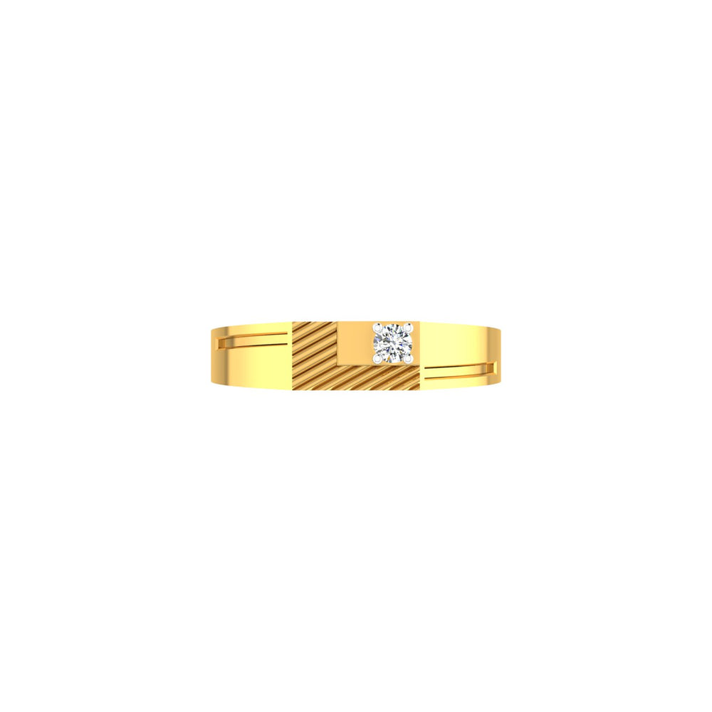 Regal Crest Solitaire Ring