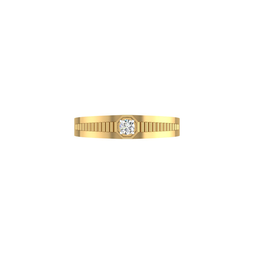 Hexa Crest Diamond Ring