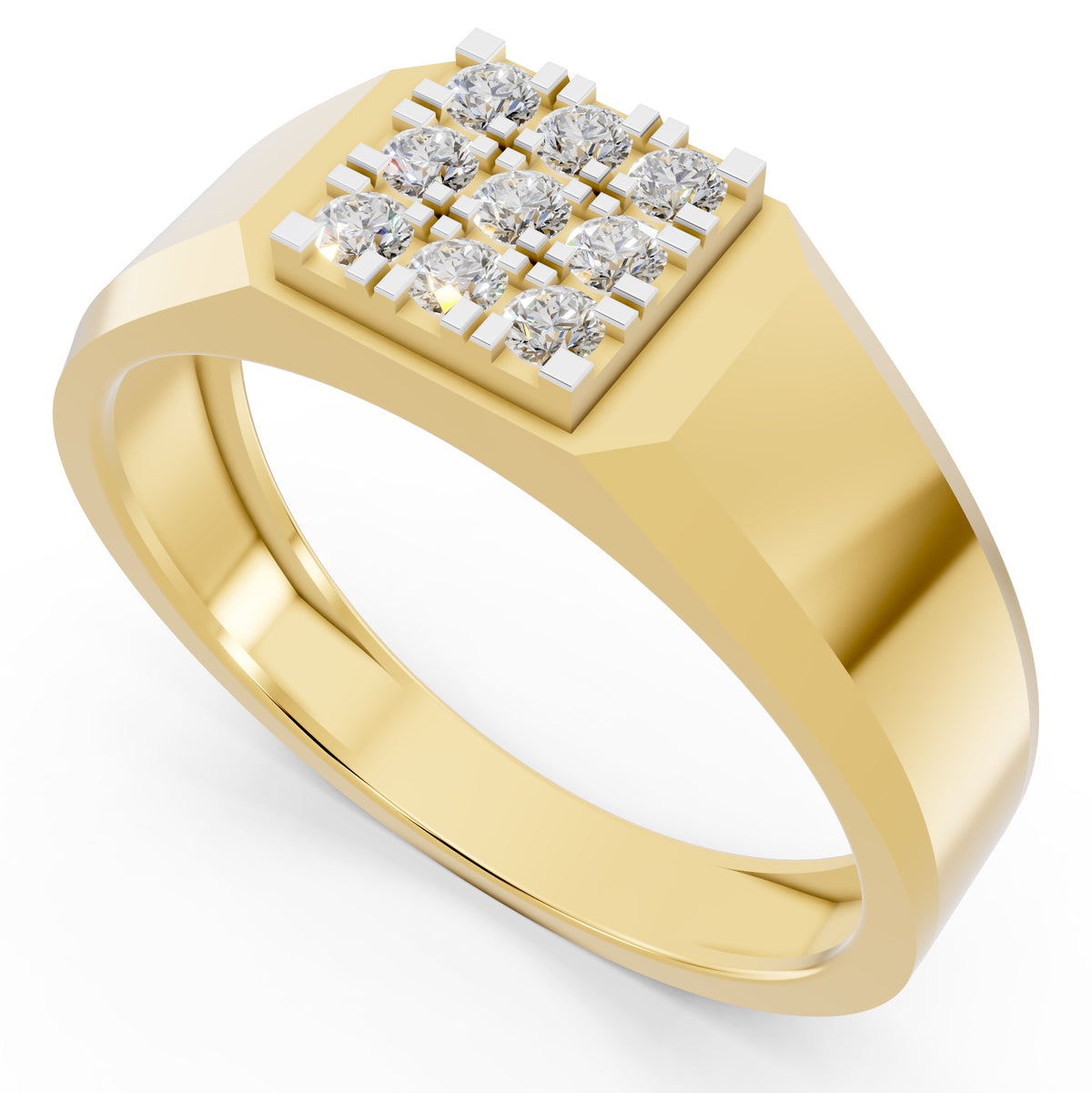 Nine Grid Majesty Gents Ring
