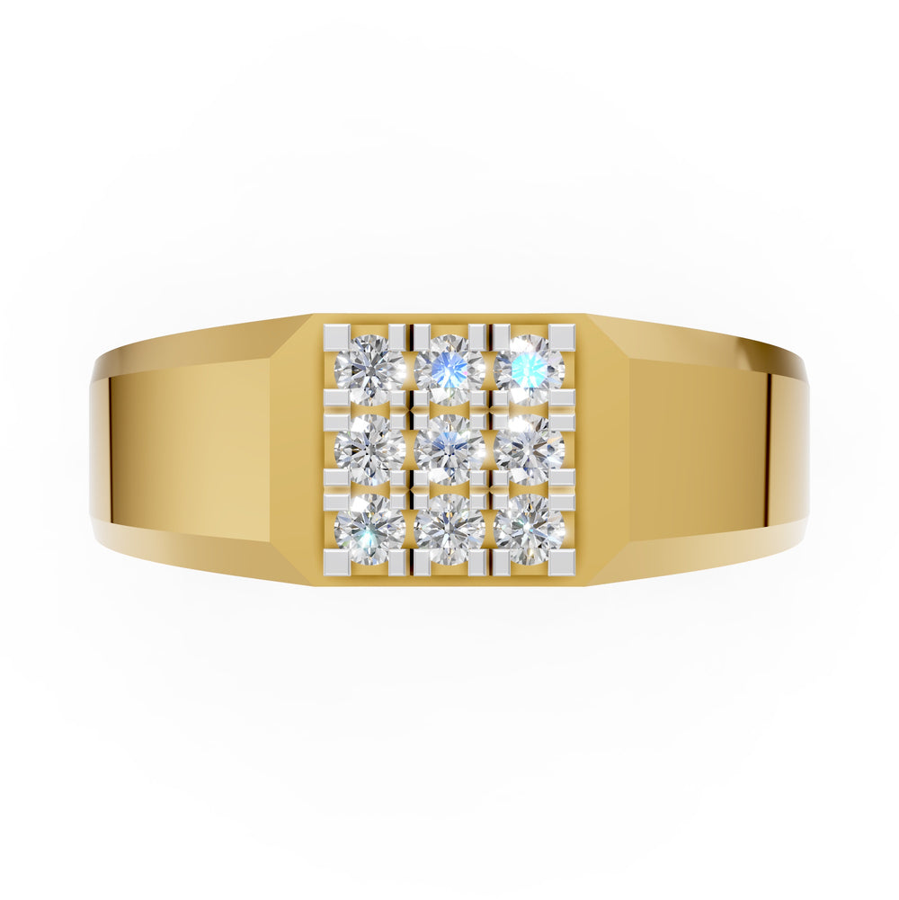 Nine Grid Majesty Gents Ring
