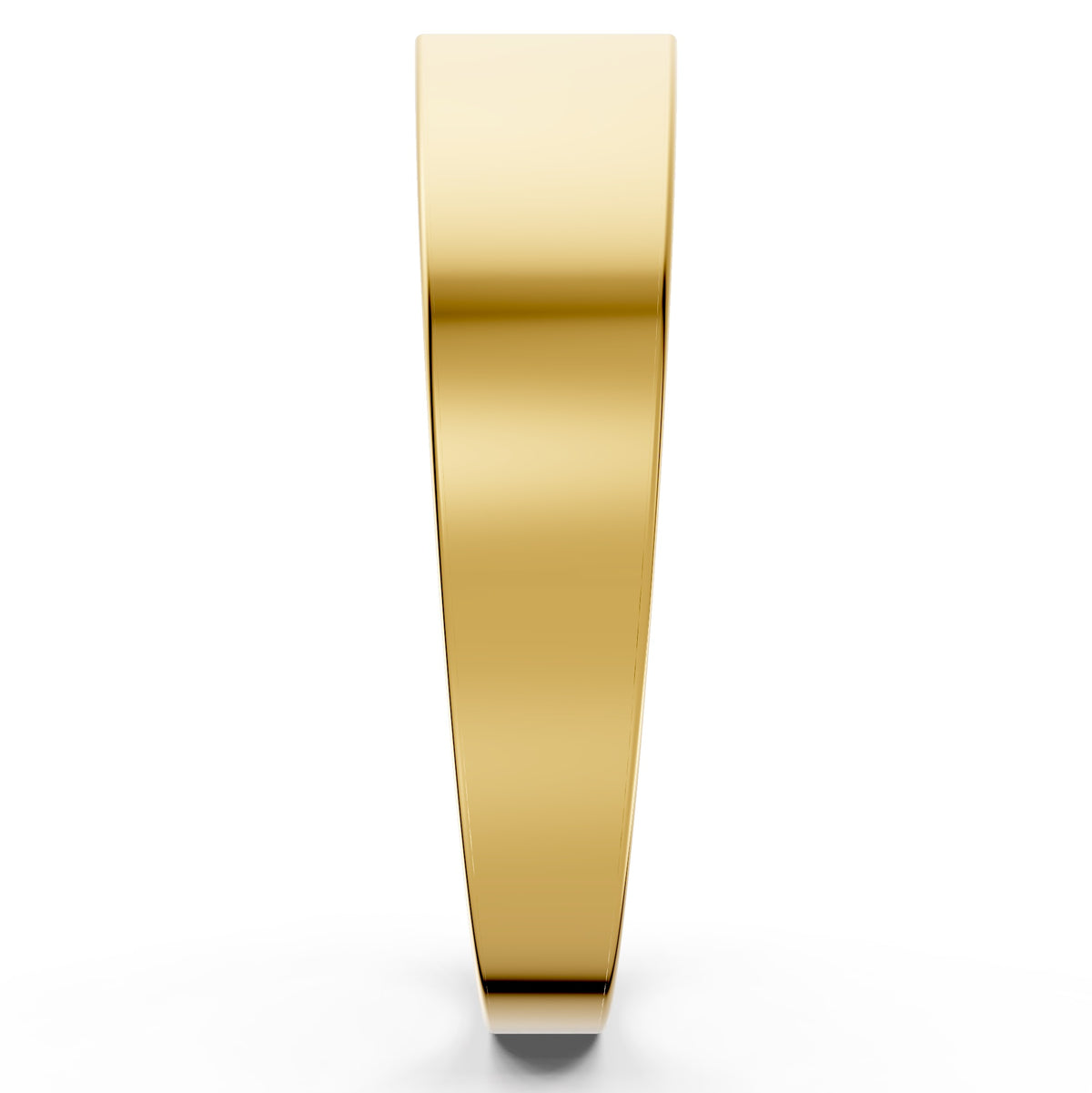 Triple Track Diamond Grid Gents Ring