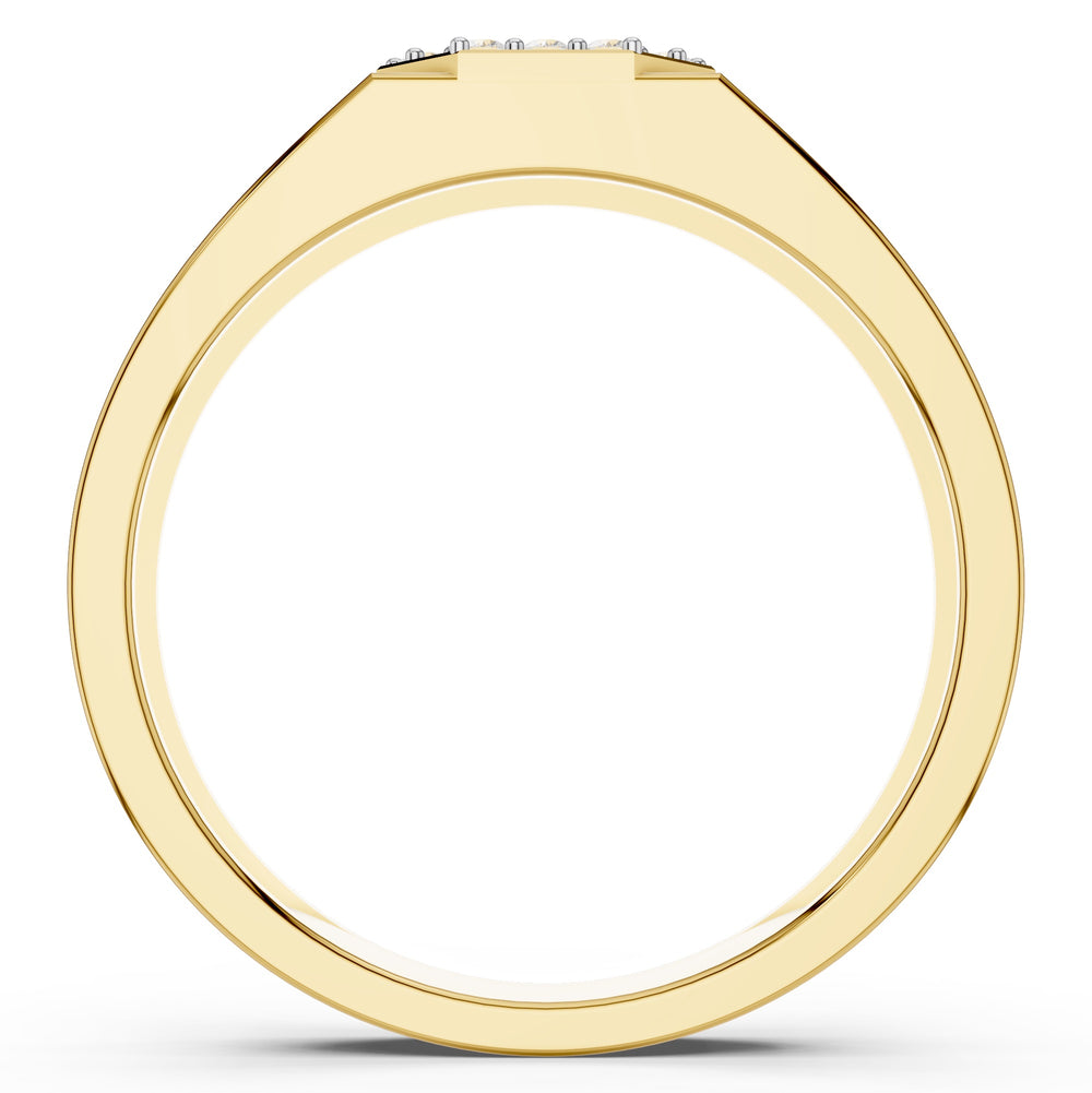 Royal Shield Diamond Gents Ring