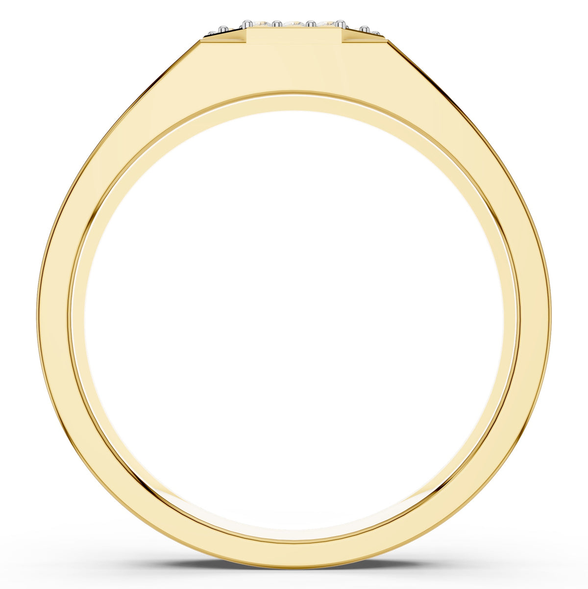Royal Shield Diamond Gents Ring