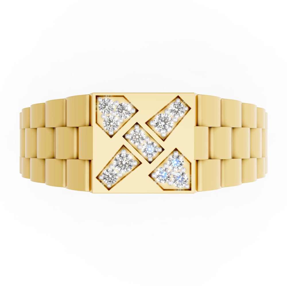 Royal Mosaic Diamond Gents Ring