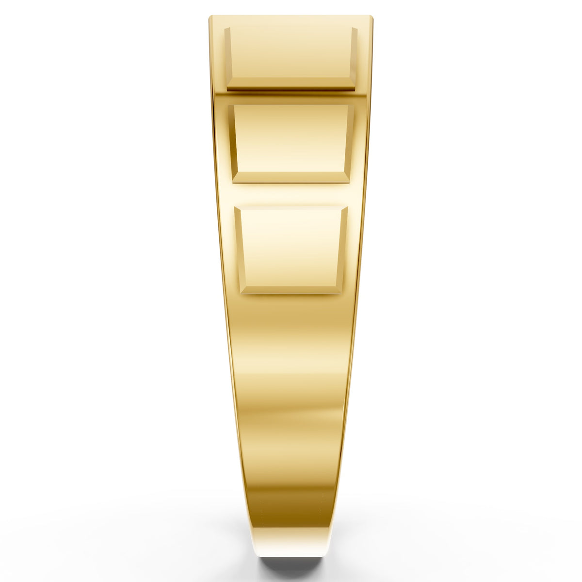 Regal Grid Diamond Gents Ring