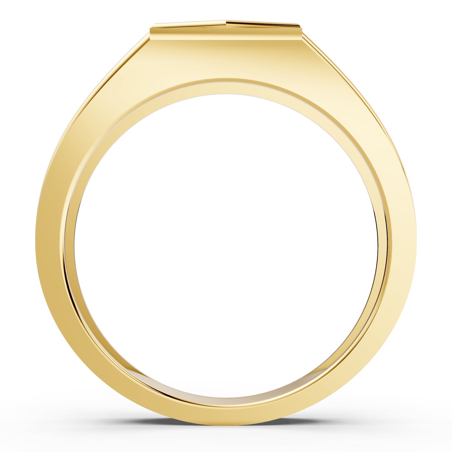 Linear Crown Diamond Gents Ring