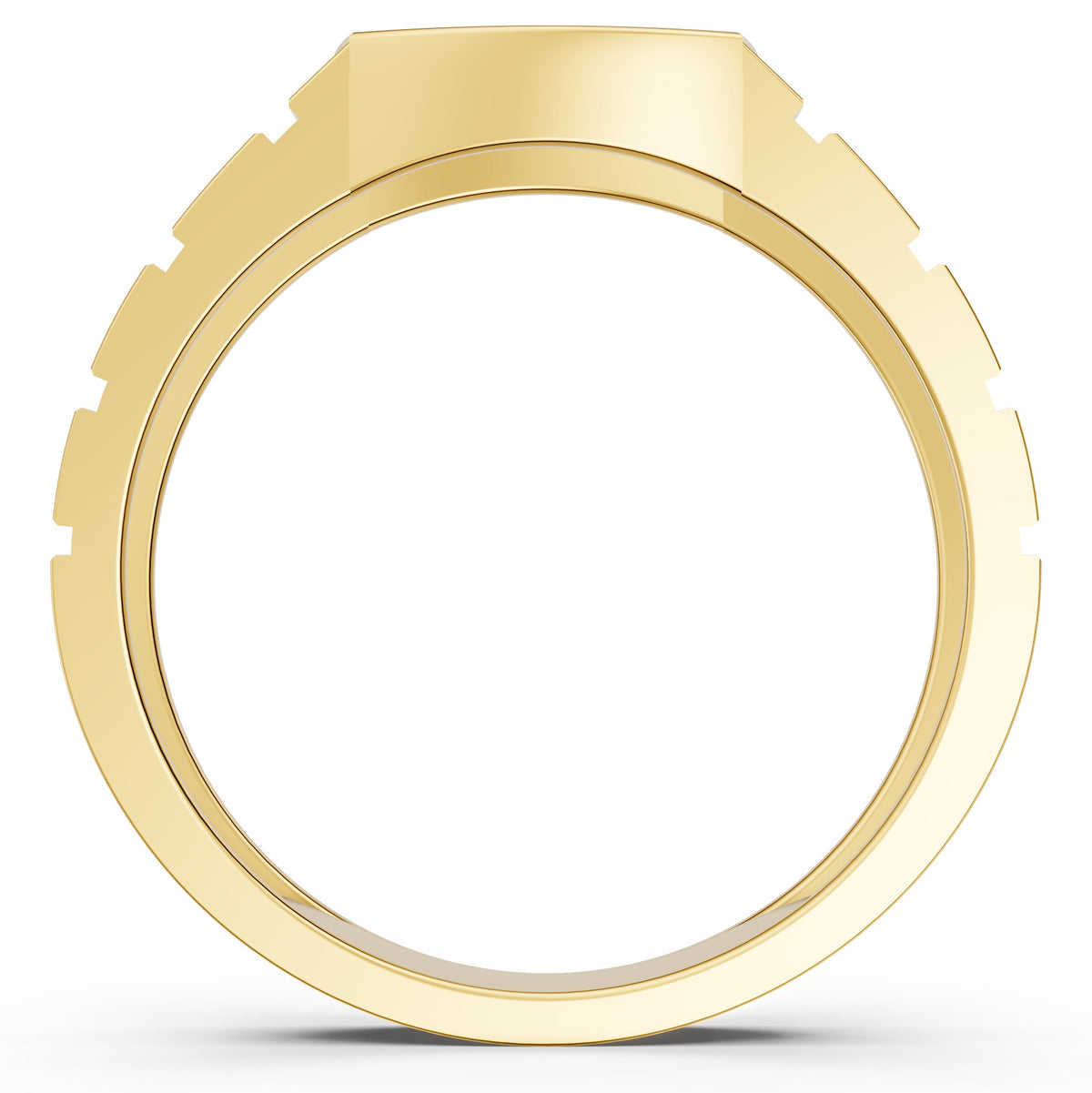 Imperial Line Diamond Gents Ring