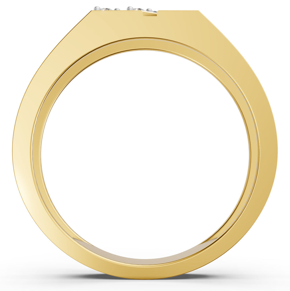 Royal Matrix Diamond Gents Ring