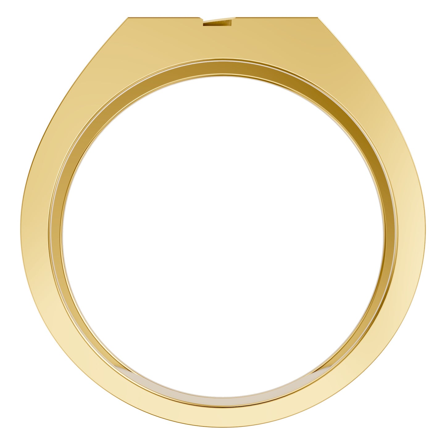 Trinity Pillar Diamond Gents Ring